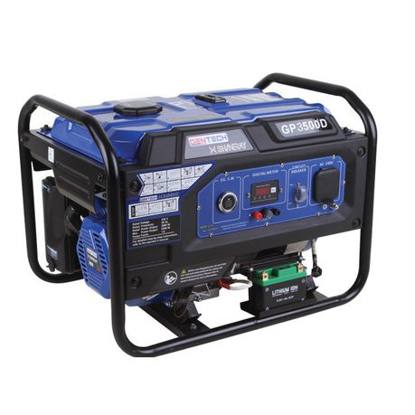 Gentech Power Kva Electric Start Petrol Generator Tool Home