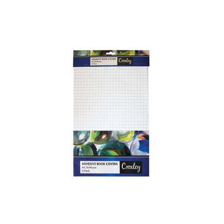 Croxley A4 Clear Pre-Cut Self Adhesive Book Covers (5 Pack) - Tool&Home