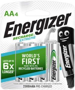 Energizer Recharge Extreme NiMH AA 2300mAh Battery Card 4