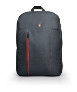 Port Designs PORTLAND 15.6" Slim Laptop Backpack - Black & Red