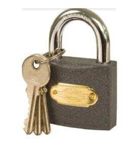 Moto-Quip - Tri Circle Iron Standard Padlock - 5cm