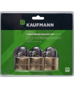 Kaufmann - 3 Piece 30mm Brass Lock Set