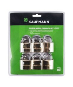 Kaufmann - 6 Piece 30mm Brass Lock Set