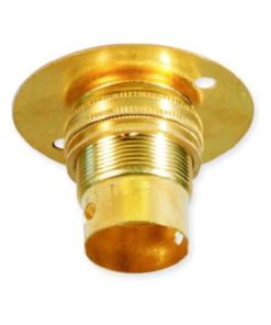 Elec Mts Lampholder Brass Batton L