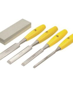 MTS Wood Chisel Set 4Pc + Oilstone WZ374