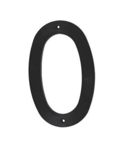 Mackie Number Plastic Black 200mm No.0