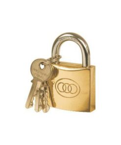 Padlock Tri Brass - 38mm