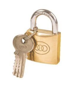 Padlock Tri Brass (Keyed Alike) - 32mm