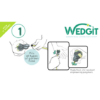 Wedgit Premium Garden Hose 19mm (3/4") 25m 28bar with Connector Starter Set - Image 2