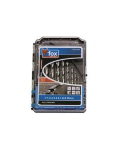 Fox Tools - High-Speed Steel Drill Bit - Set of 10