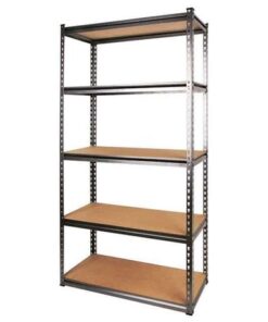 MTS - Steel Shelving / 5 Tier Steel Shelving 86.5 x 35.5 x 183cm