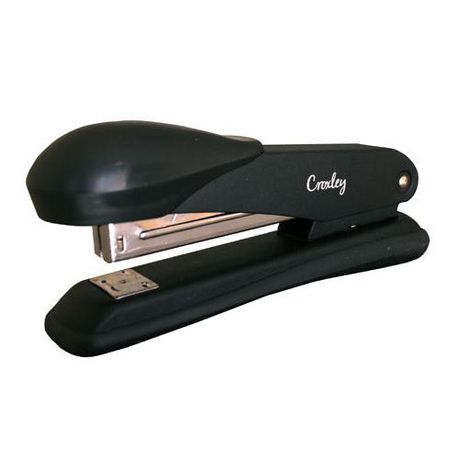 Croxley Full Strip Stapler Metal Body with Plastic Trim - Black - Tool&Home