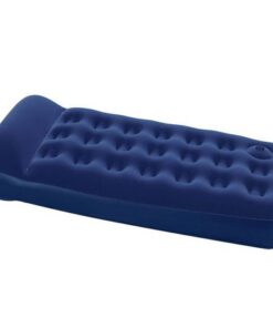 Bestway - Easy Inflate Single Flocked Airbed - Blue