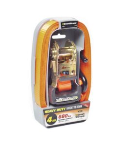 Smart Straps 4m Ratchet Tie Down Pad - Orange