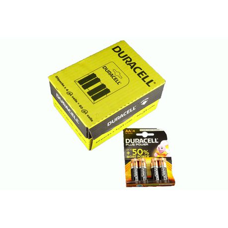 Duracell Plus Power AA Alkaline Batteries - Box of 20 Packs - Tool&Home