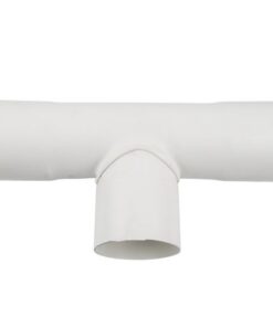 90 Degree Pvc Round Downpipe Gutter Junction - 80mm