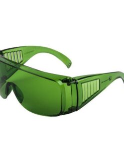 GHS Plastic Safety Goggles - Green Tinted