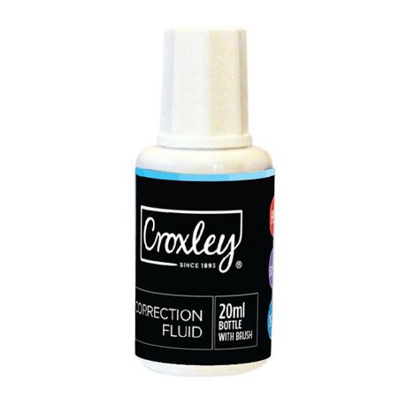 Croxley: Correction Fluid Bottle - 20ml Box of 12 - Tool&Home