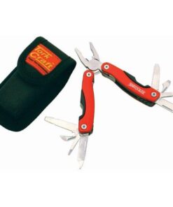 Tork Craft Mini Multitool with Nylon Pouch - Red