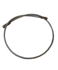 6X7 4mm Galvanised Cut Steel Cable - 20m