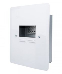 NUR Mini Rail Distribution Board - 8W Surface Metal
