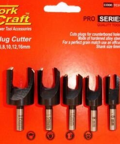 Tork Craft 5 Piece Plug Cutter Set 6-8-10-12-16mm