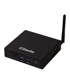 Giada F210U Fanless Atom Z8350 Mini PC 2GB RAM 32GB Storage – Black