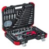 Gedore - Socket Set - Socket Sets - Pipe Fittings - Red - 92 Piece - Image 2