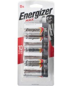 Energizer Max D - 4 Pack