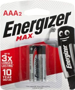 Energizer Max Aaa - 2 Pack (Moq 20)