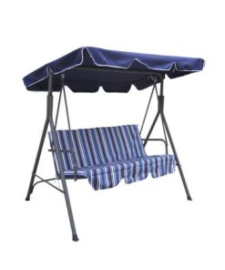 Chill-Out Garden Swing , Dark Grey Steel Frame