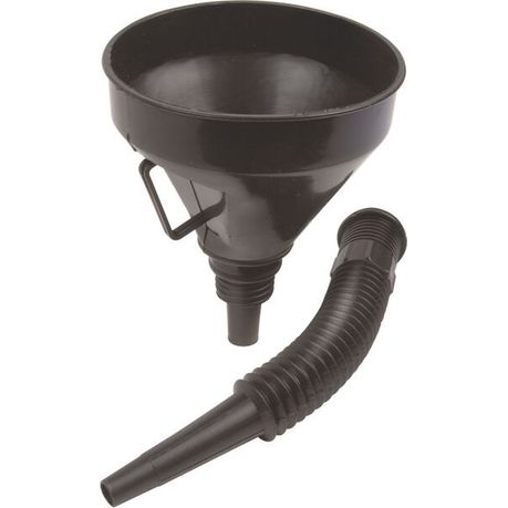 Motoquip - Flex-N-Fill Funnel - Black - Tool&Home