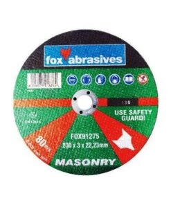 Fox Tools - Abrasive Cutting Disc Masonary - 230 x 3.0mm