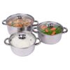 SSPS6 Salton Stainless Steel Pot set 6 Piece - Image 3