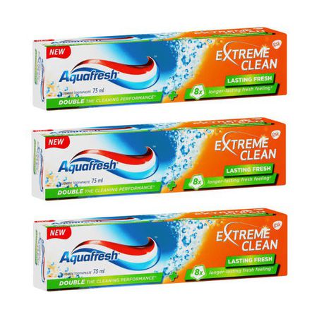 Aquafresh Extreme Clean Lasting Fresh Toothpaste X Ml Tool Home