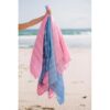 Turkish Bath / Beach Towel - Elim (100x180cm) - Denim Blue - Image 5