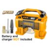 INGCO - Auto Air Compressor with Adaptors (Lithium-Ion - P20S Range)-20V - Image 2