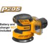 INGCO - Random Orbit Sander with Sandpapers (Cordless) - 20V - Image 2