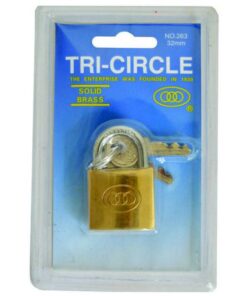 Moto-Quip - 32mm Tri Circle Standard Padlock