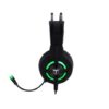 T-Dagger Andes Green Lighting Gaming Headset w/ Gooseneck Mic - Black/Green - Image 2