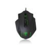 T-Dagger Major 8000DPI 10 Button RGB Gaming Mouse - Black/Green - Image 2
