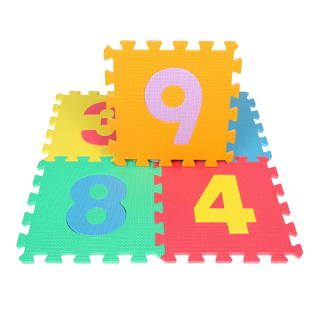 Eva Puzzle foam mat- Kids Exercise Mat Numbers - 10Pieces - Tool&Home