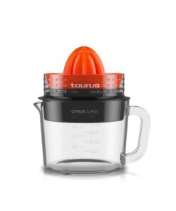 Taurus - 1 Litre 25W Glass Citrus Juicer - Orange