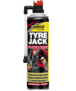 Shield - Tyre Jack Inflator and Sealer 340ml