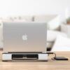 Orico Dual Fan 11-15" Aluminium Laptop Cooling Pad with USB passthrough Adapter - Image 2