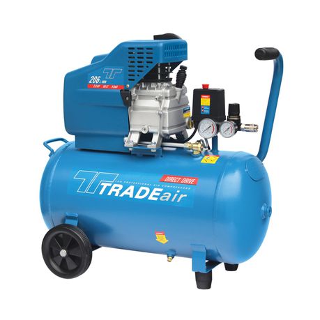 Tradeair - 50l 1.5kw 2.0hp Lubricated Compressor - Tool&home