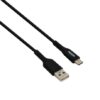 GIZZU USB2.0 A to USB-C 1m Cable - Black - Image 2