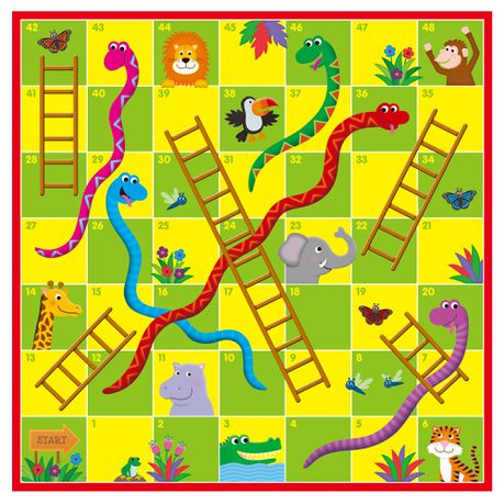 Galt Giant Floor Puzzle - Giant Snakes and Ladders - Tool&Home