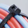 HellermannTyton 50 x Nylon Cable Ties 390mm x 7.8mm - Black - Image 2