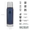 Stanley Classic Vacuum Flask 750ml - Green - Image 9